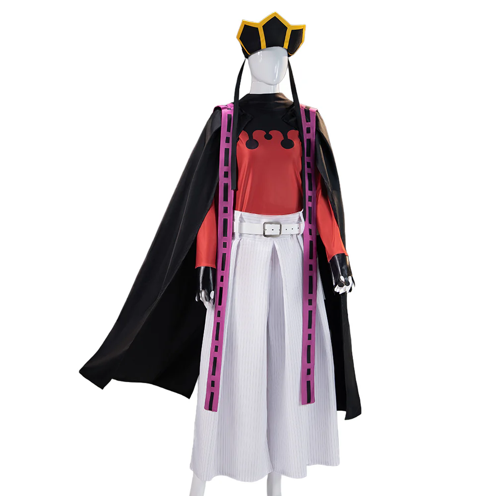 【In Stock】DokiDoki-N Anime Cosplay Costume Men Black Red Costume - Image 5