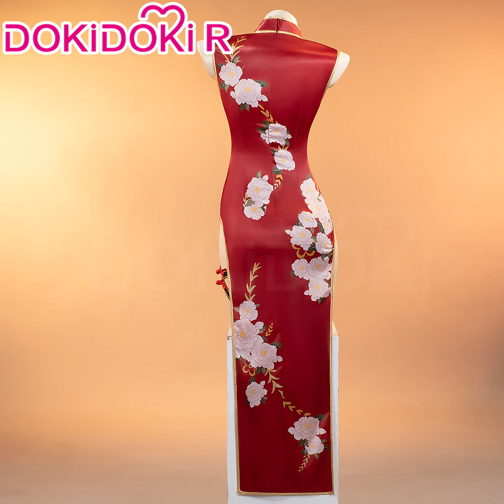 【Ready For Ship】【Last Batch】DokiDoki-R Anime Cosplay Costume Red Cheongsam - Image 2