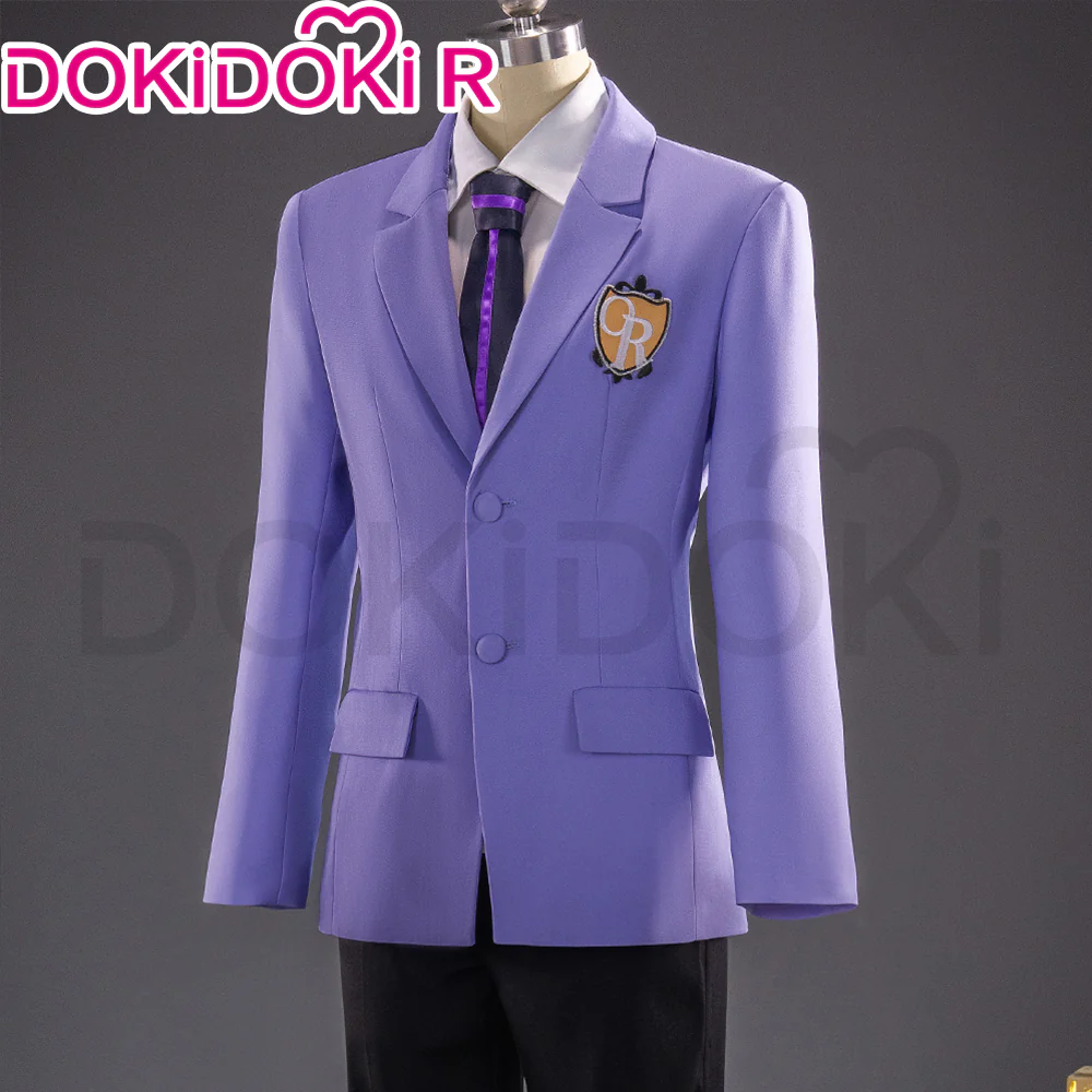 DokiDoki-R Anime Cosplay Costume Uniform Purple