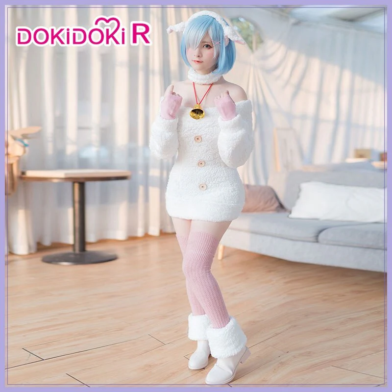 【In Stock】DokiDoki-R Anime Sheep Version Cosplay Costume Women Halloween - Image 4