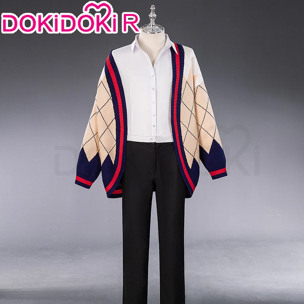 【In Stock】DokiDoki-R Game Love and Deepspace Cosplay Rafayel Costume Sweater Asymmetrical Romance