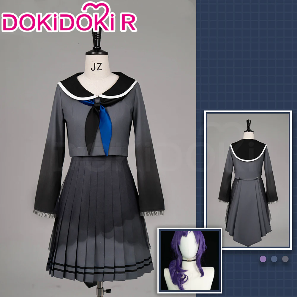 【Partially Ready For Ship】DokiDoki-R Game Prooject Sekaai Colorful Staage! Cosplay Asahinaa Mafuyuu Costume Uniform Daily - Image 5