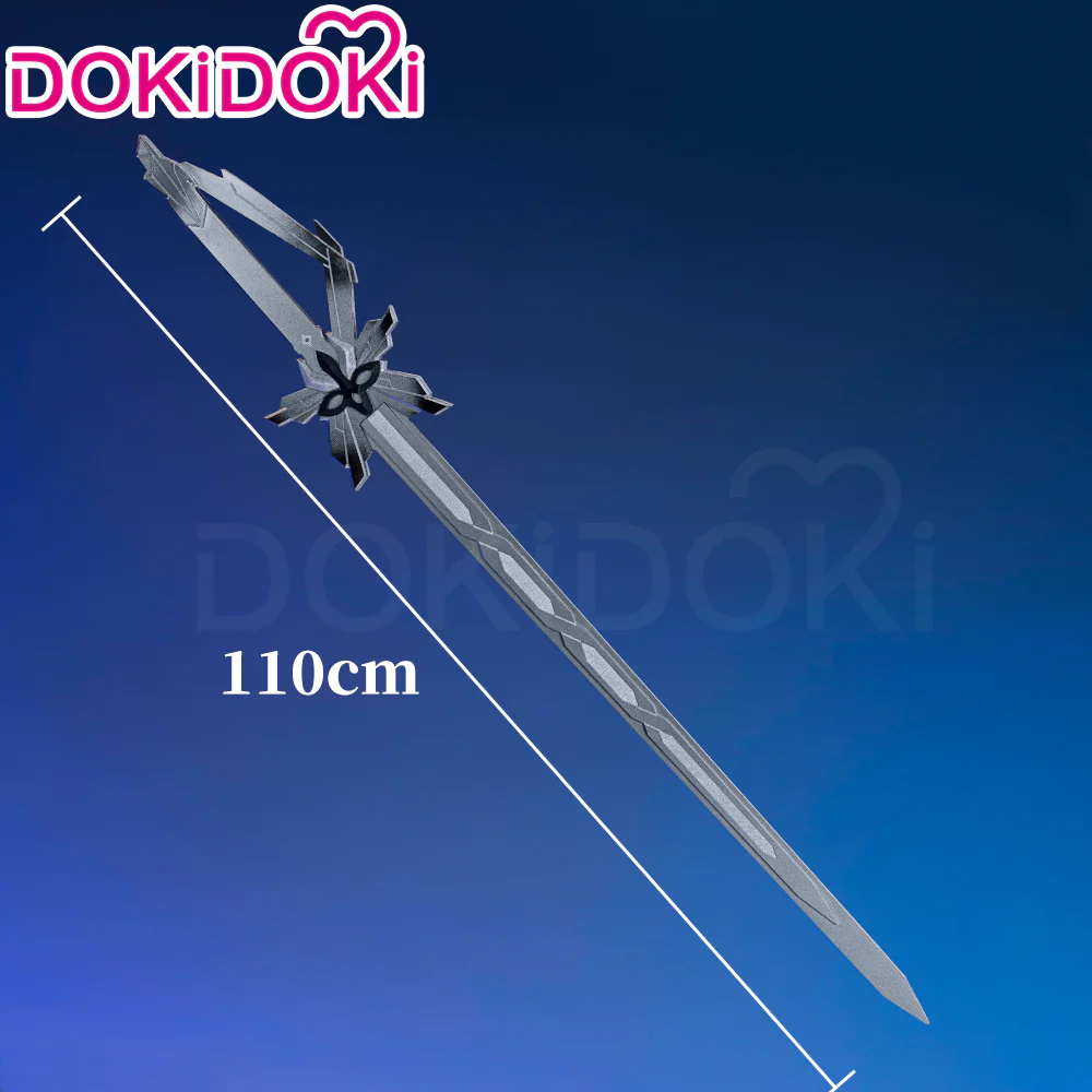 【Glowing】DokiDoki Game Genshin Impact Cosplay II Capitano The Captain Prop Sword - Image 6