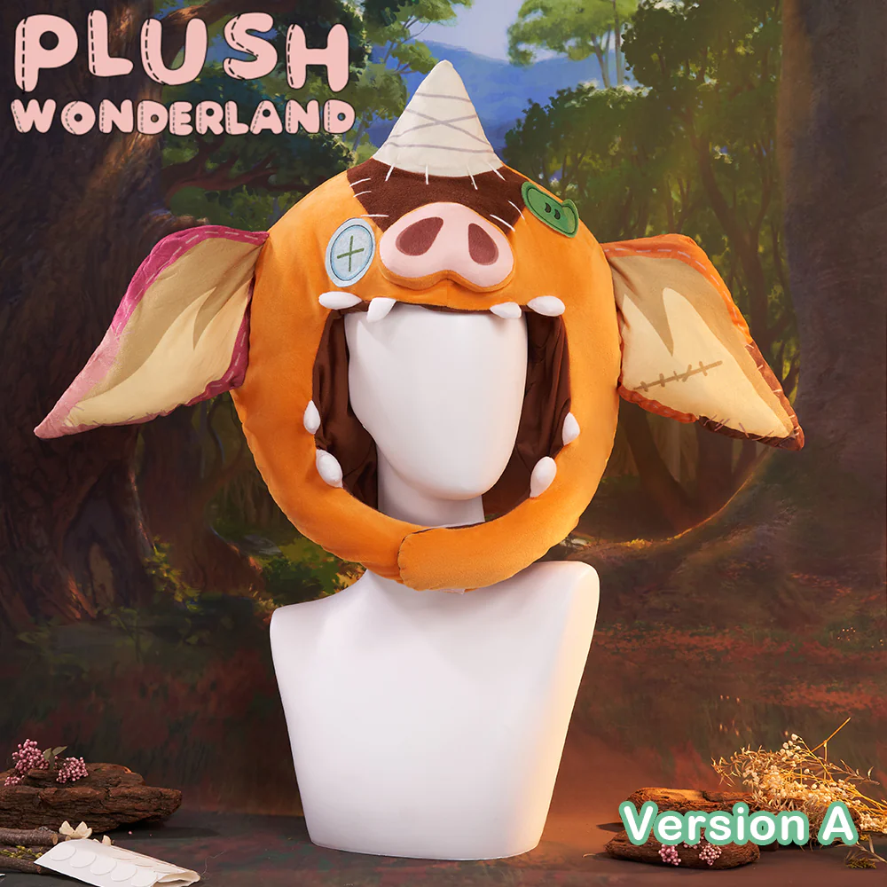【In Stock】【Consignment Sales】PLUSH WONDERLAND Game Cotton Hat Pig Head Mask