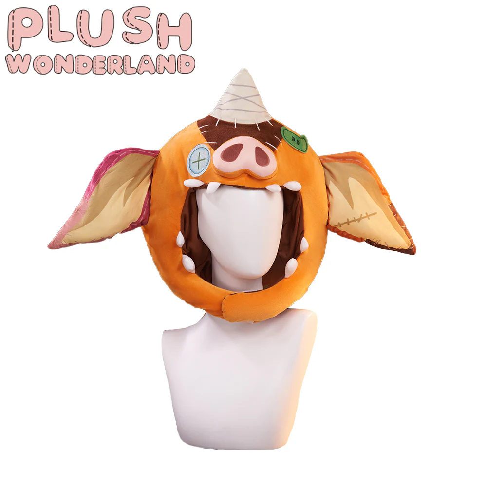 【In Stock】【Consignment Sales】PLUSH WONDERLAND Game Cotton Hat Pig Head Mask - Image 5