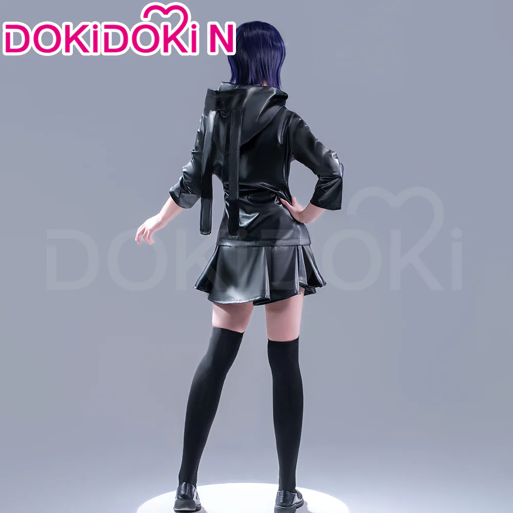 【In Stock】【Size S-2XL】DokiDoki-N Anime Cosplay Black Costume Halloween Battle Suit - Image 2