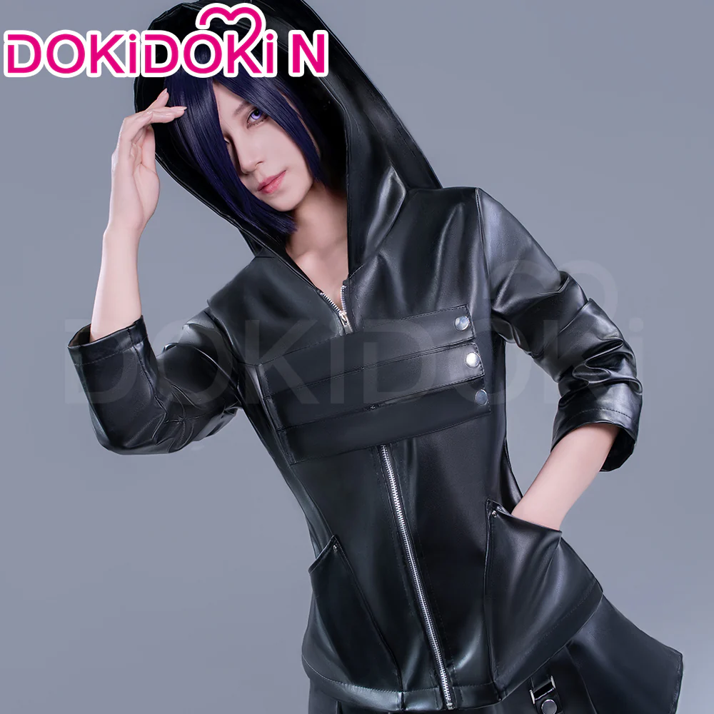【In Stock】【Size S-2XL】DokiDoki-N Anime Cosplay Black Costume Halloween Battle Suit - Image 3