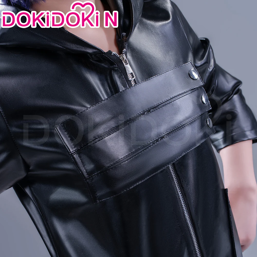 【In Stock】【Size S-2XL】DokiDoki-N Anime Cosplay Black Costume Halloween Battle Suit - Image 4