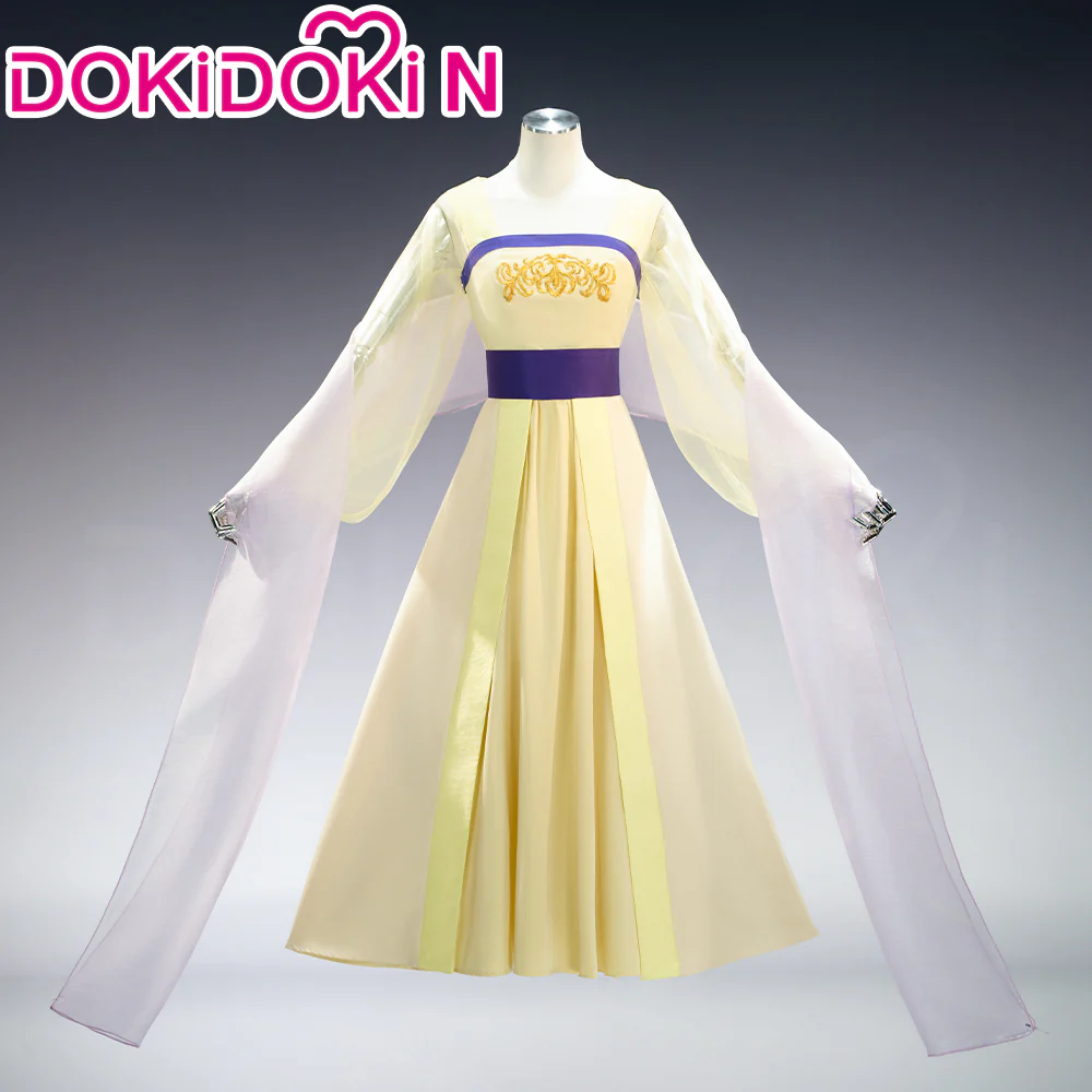 【In Stock】【Size S-2XL】DokiDoki-N Anime The Apothecary Diaries Cosplay Maomao Costume Yellow Purple