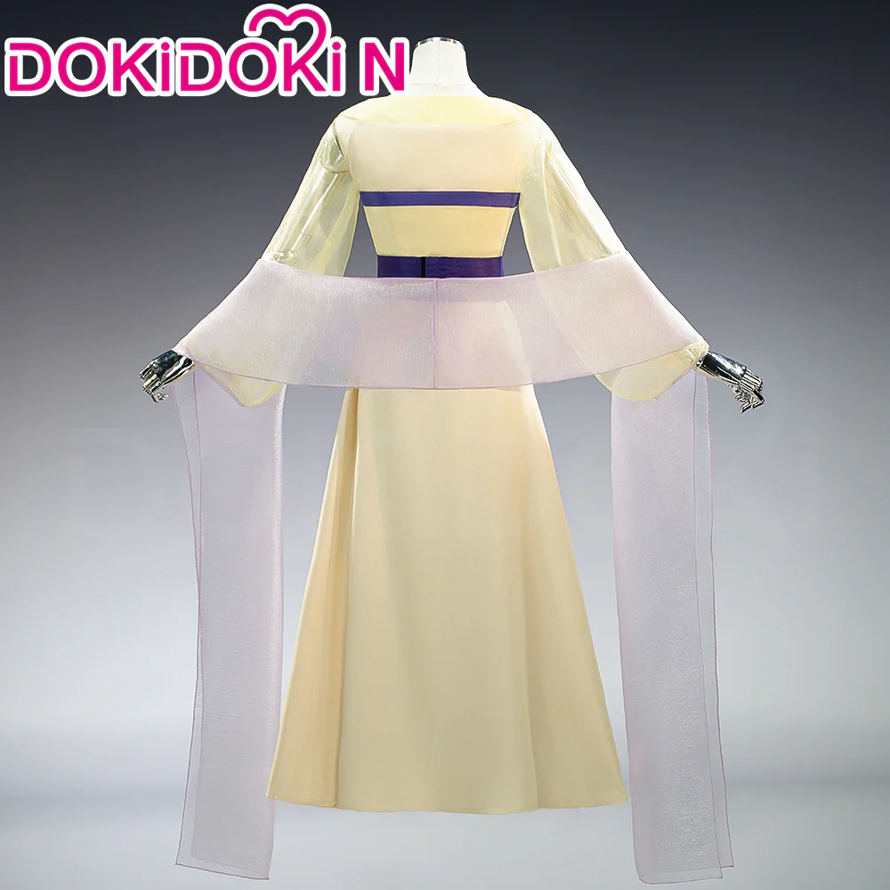 【In Stock】【Size S-2XL】DokiDoki-N Anime The Apothecary Diaries Cosplay Maomao Costume Yellow Purple - Image 2