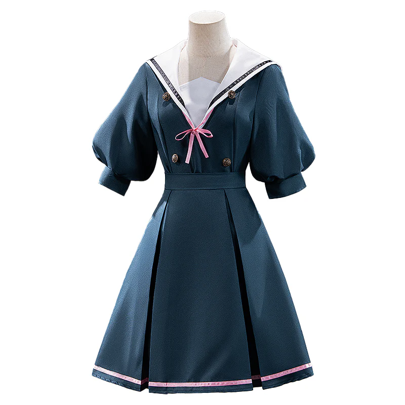 【In Stock】【Size S-2XL】DokiDoki-N Anime The Fragrant Flower Blooms With Dignity Cosplay Waguri Kaoruko Costume Summer School Uniform Casual Wear - Image 5