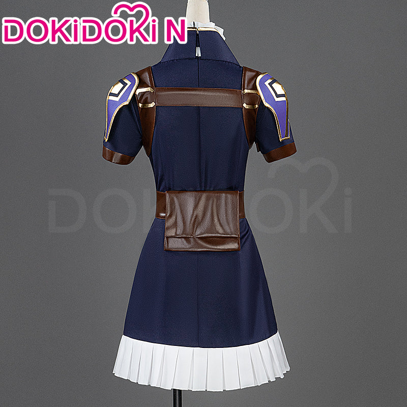 【In Stock】【Size S-2XL】DokiDoki-N Game Cosplay Blue Sheriff Suit Costume - Image 2