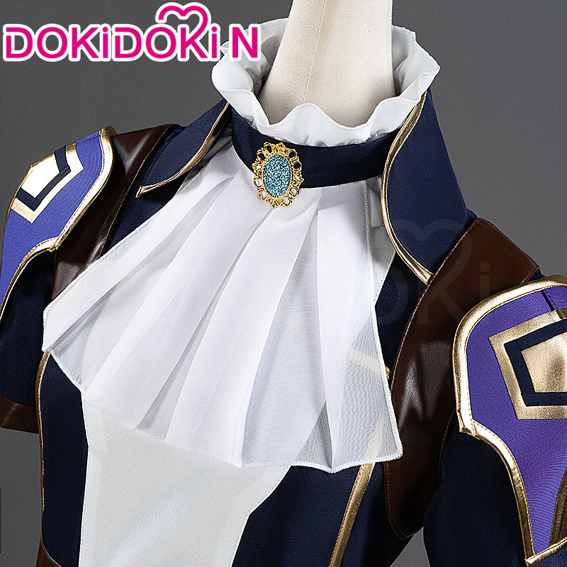 【In Stock】【Size S-2XL】DokiDoki-N Game Cosplay Blue Sheriff Suit Costume - Image 4