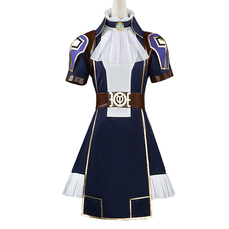 【In Stock】【Size S-2XL】DokiDoki-N Game Cosplay Blue Sheriff Suit Costume - Image 6