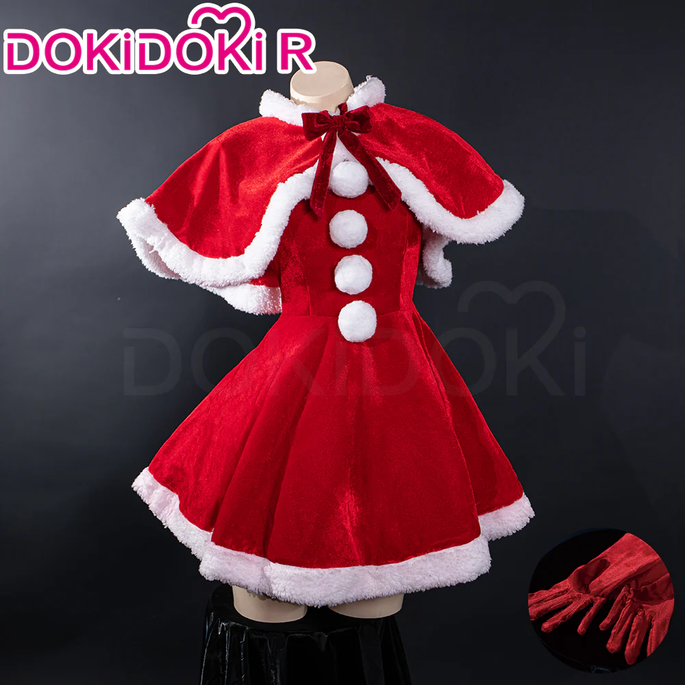 【In Stock】【Size S-2XL】DokiDoki-R Anime Love, Chunibyo & Other Delusions Cosplay Takanashi Rikka Costume Christmas Outfits