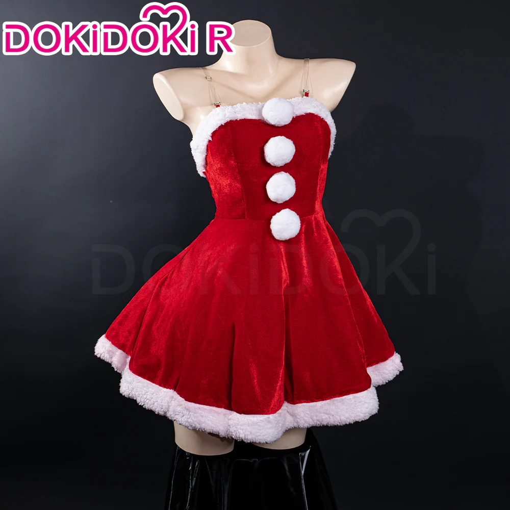 【In Stock】【Size S-2XL】DokiDoki-R Anime Love, Chunibyo & Other Delusions Cosplay Takanashi Rikka Costume Christmas Outfits - Image 3
