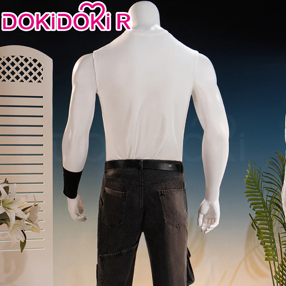 【In Stock】【Size S-2XL】DokiDoki-R Game Love and Deepspace Cosplay Caleb Sleeveless Short-sleeve Casual Wear - Image 3