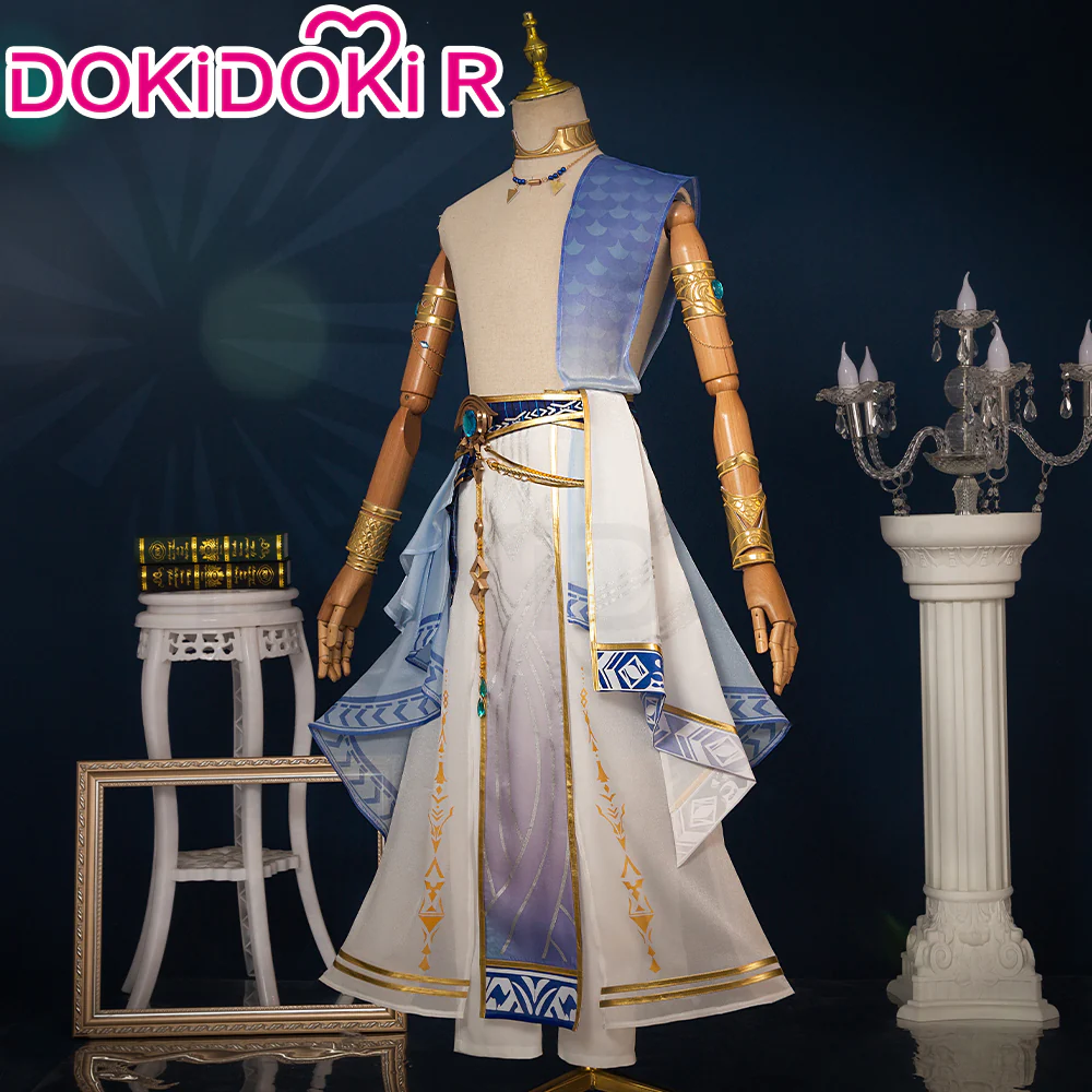 【Partially Ready For Ship】【Size S-2XL】DokiDoki-R Game Love and Deepspace Cosplay Forgotten Sea Rafayel Costume / Tattoo God of the Tides - Image 3