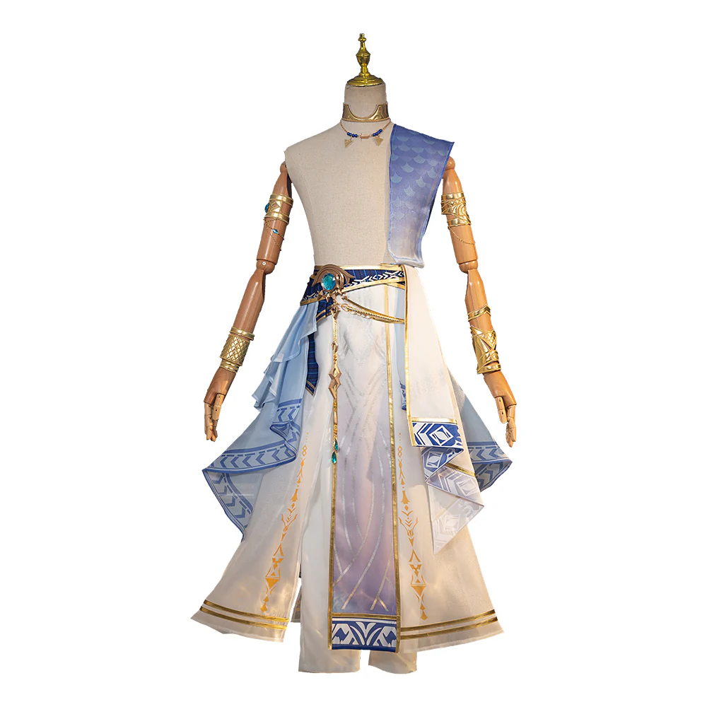 【Partially Ready For Ship】【Size S-2XL】DokiDoki-R Game Love and Deepspace Cosplay Forgotten Sea Rafayel Costume / Tattoo God of the Tides - Image 7