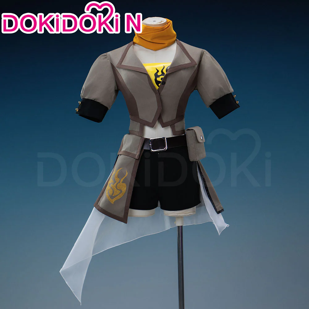 【In Stock】【Size S-3XL】DokiDoki-N Anime Cosplay Costume Brown Yellow Black Suit