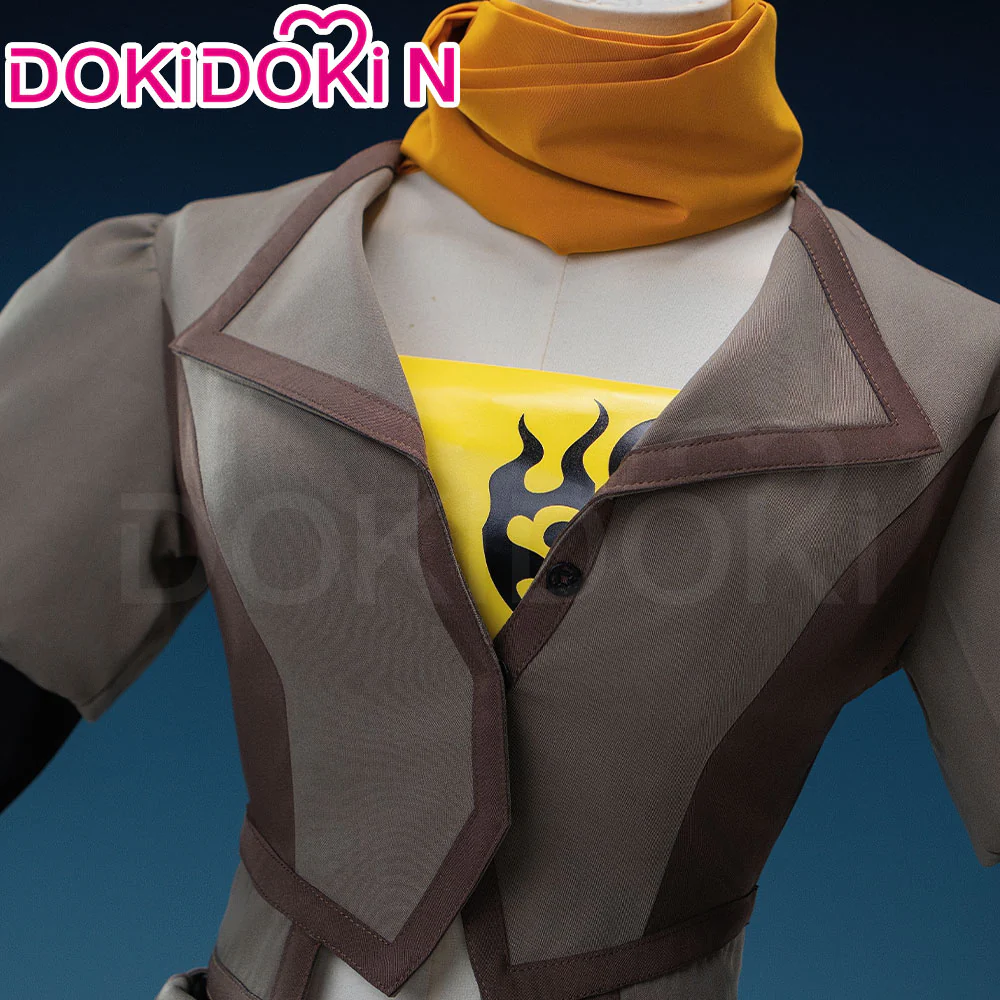 【In Stock】【Size S-3XL】DokiDoki-N Anime Cosplay Costume Brown Yellow Black Suit - Image 3