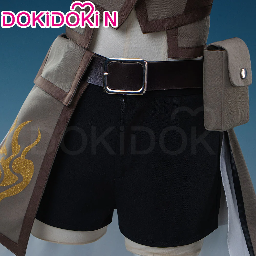 【In Stock】【Size S-3XL】DokiDoki-N Anime Cosplay Costume Brown Yellow Black Suit - Image 4