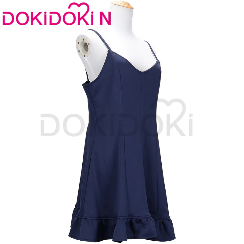 【In Stock】【Size S-3XL】DokiDoki-N Anime Cosplay Costume Blue Dress Swimsuit - Image 5