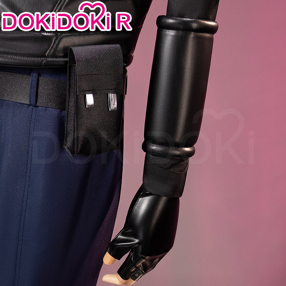 【In Stock】【Size S-3XL】DokiDoki-R Game Cosplay Black Blue Suit Costume W Corp. L2 Cleanup Agent - Image 4