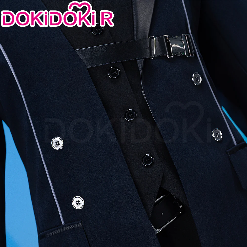 【In Stock】【Size S-XL】DokiDoki-R Game Love and Deepspace Cosplay Xavier Costume Black Suit Wisdom's Edge - Image 4