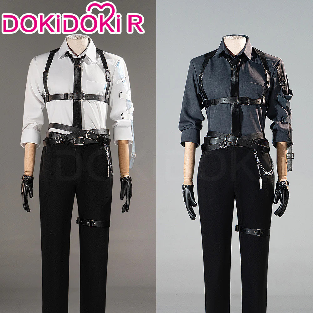 【Partially Ready For Ship】【Size XS-2XL】DokiDoki-R Game Love and Deepspace Cosplay Rafayel / Xavier / Zayne / Sylus / Caleb Total Lockdown Shirt Suit Belt Set Precise Control
