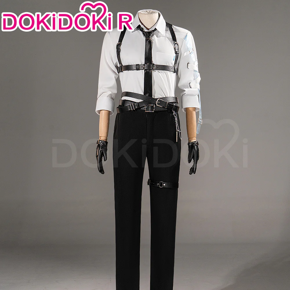 【Partially Ready For Ship】【Size XS-2XL】DokiDoki-R Game Love and Deepspace Cosplay Rafayel / Xavier / Zayne / Sylus / Caleb Total Lockdown Shirt Suit Belt Set Precise Control - Image 2
