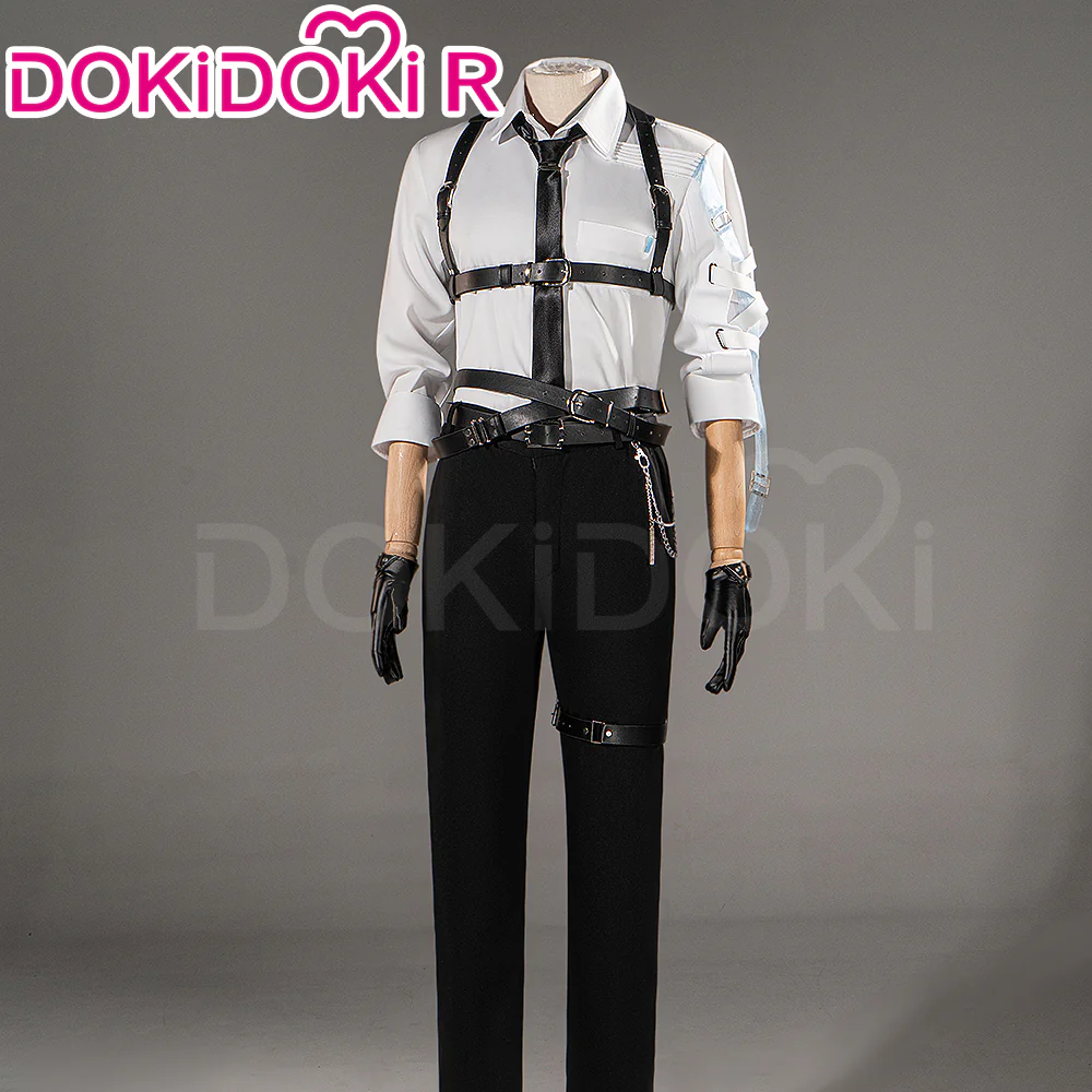 【Partially Ready For Ship】【Size XS-2XL】DokiDoki-R Game Love and Deepspace Cosplay Rafayel / Xavier / Zayne / Sylus / Caleb Total Lockdown Shirt Suit Belt Set Precise Control - Image 3