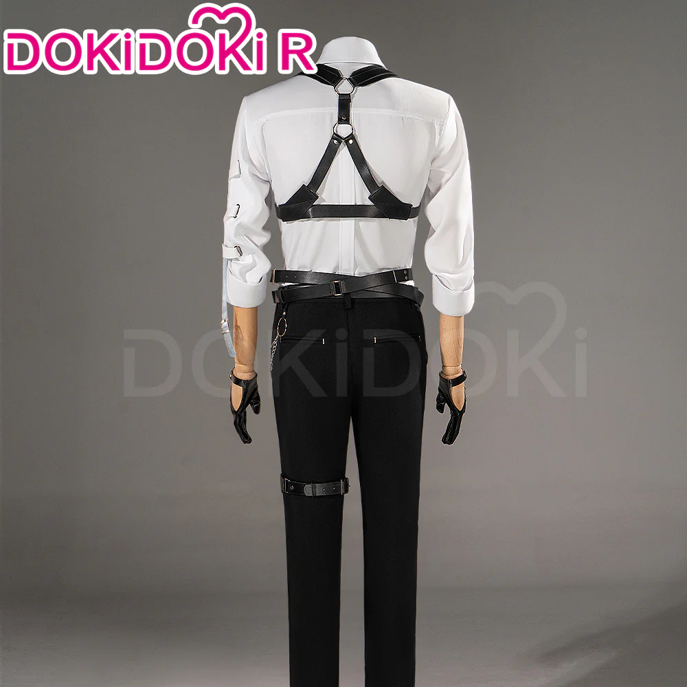 【Partially Ready For Ship】【Size XS-2XL】DokiDoki-R Game Love and Deepspace Cosplay Rafayel / Xavier / Zayne / Sylus / Caleb Total Lockdown Shirt Suit Belt Set Precise Control - Image 4
