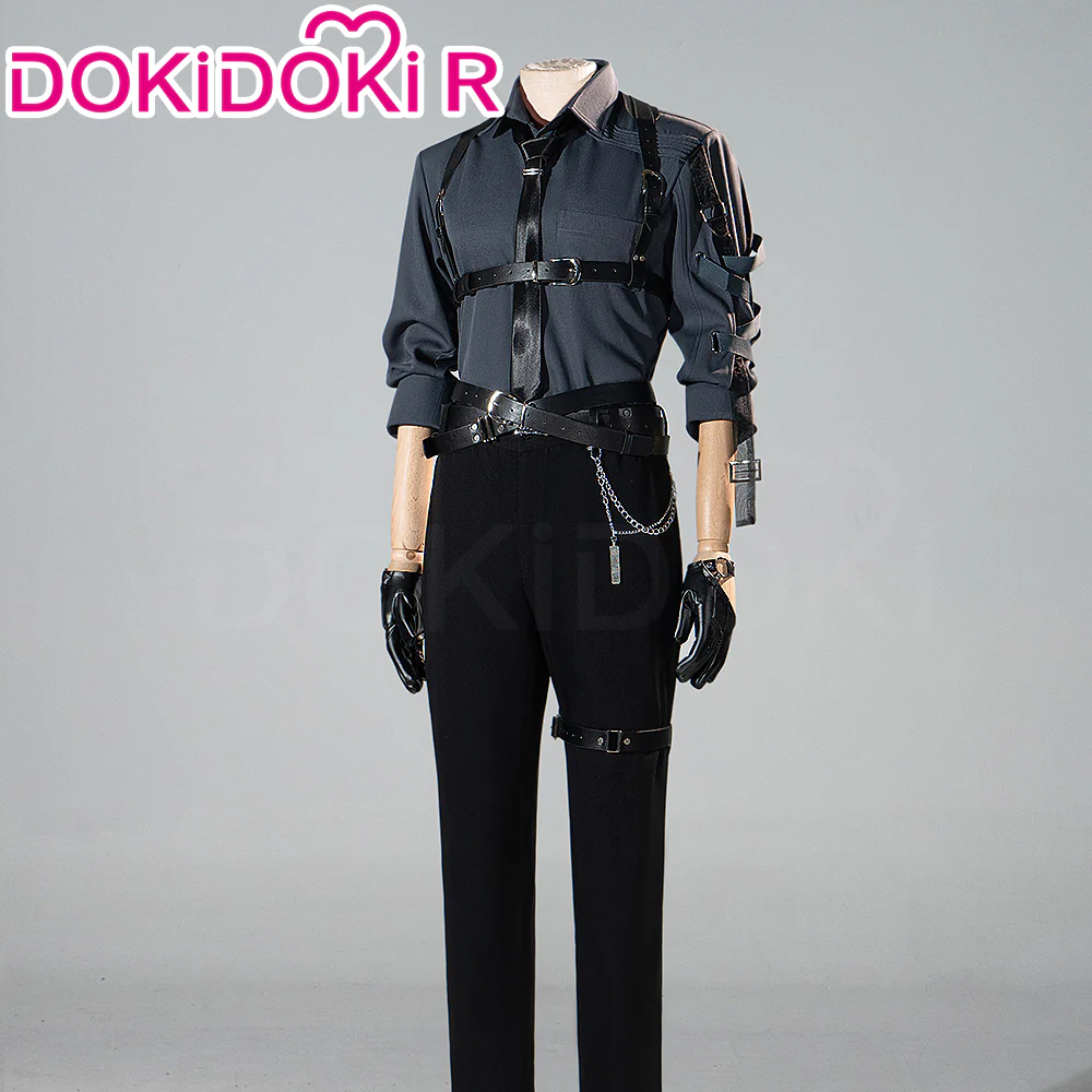 【Partially Ready For Ship】【Size XS-2XL】DokiDoki-R Game Love and Deepspace Cosplay Rafayel / Xavier / Zayne / Sylus / Caleb Total Lockdown Shirt Suit Belt Set Precise Control - Image 9