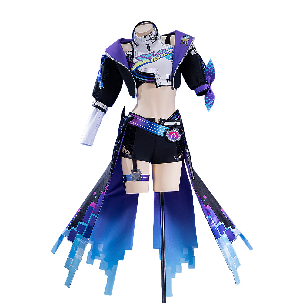 【In Stock】【Size XS-3XL】DokiDoki-R Game Honkai: Star Rail Cosplay Silver Wolf Costume LV.999 SP Planarcadia - Image 5