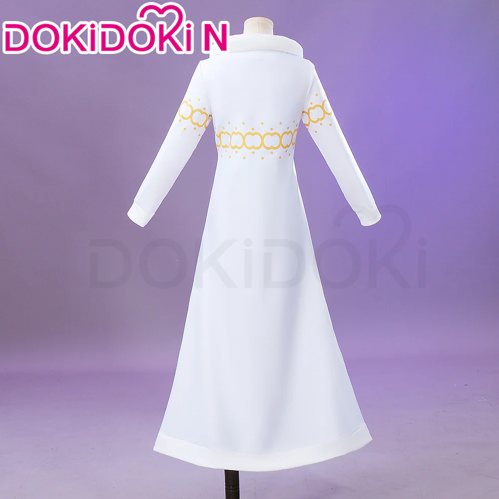 【Ready For Ship】【Last Batch】【Size XS-3XL】DokiDoki-N Anime Cosplay Costume White Coat Purple Dress - Image 3