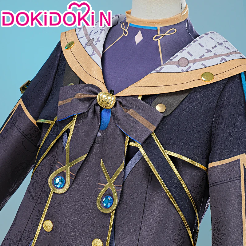 【In Stock】【Size XS-3XL】DokiDoki-N Game Genshin Impact Cosplay Fontaine Freminet Costume - Image 3