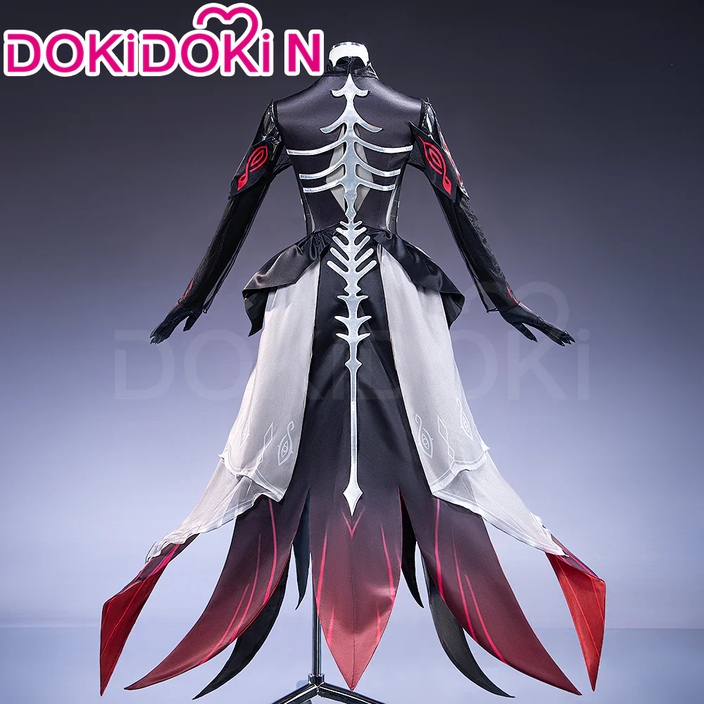 【Partially Ready For Ship】【Size XS-3XL】DokiDoki-N Game Genshin Impact Cosplay Ronova Costume Ruler of Death - Image 2