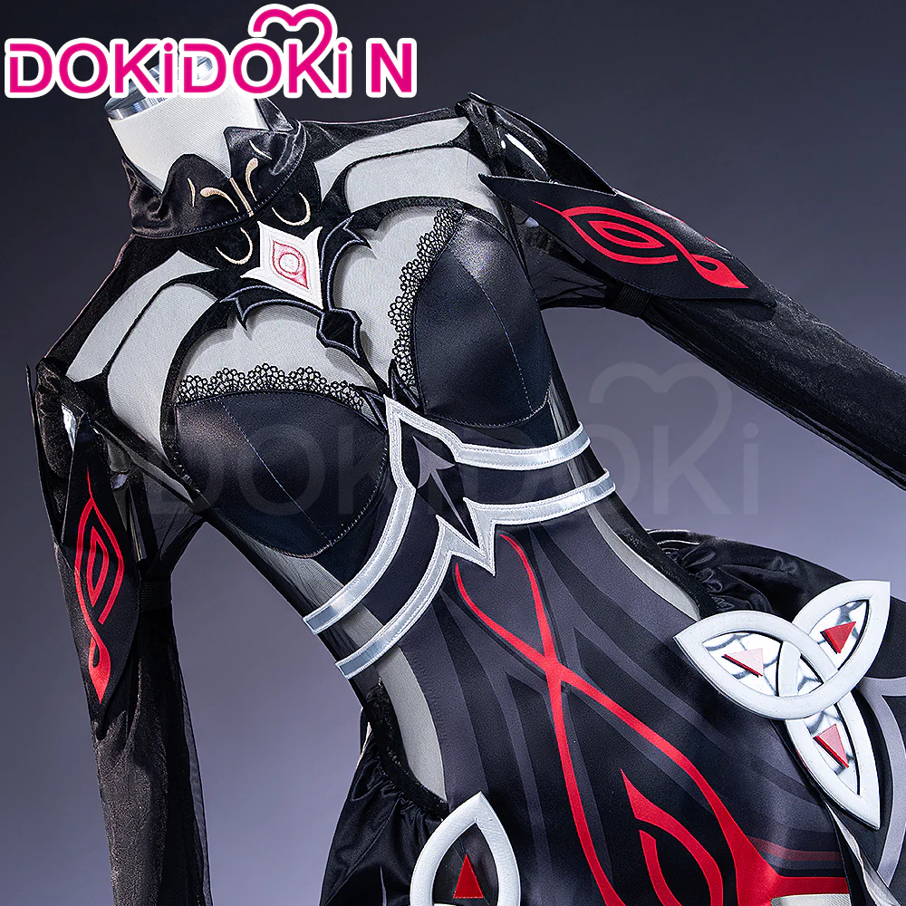 【Partially Ready For Ship】【Size XS-3XL】DokiDoki-N Game Genshin Impact Cosplay Ronova Costume Ruler of Death - Image 3