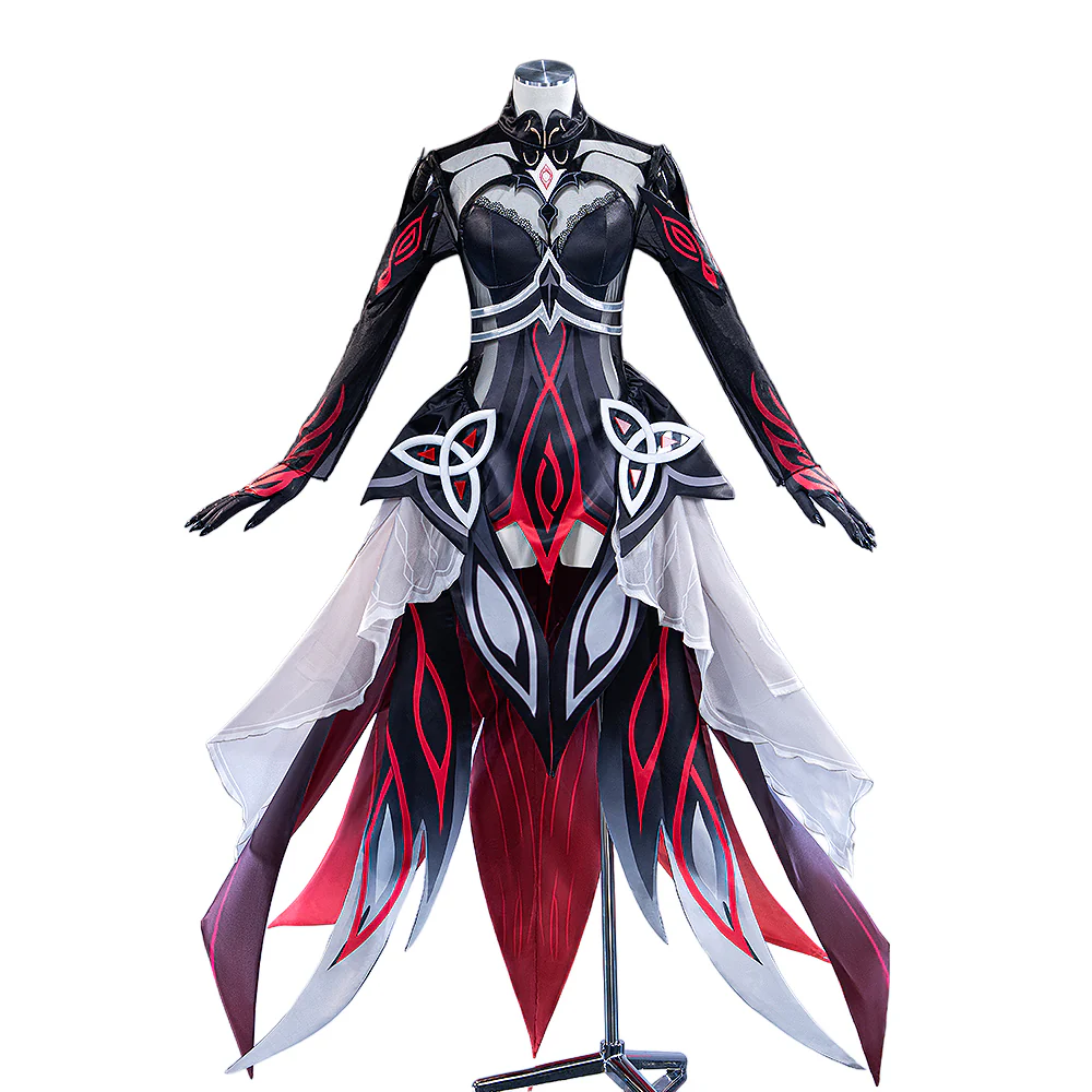 【Partially Ready For Ship】【Size XS-3XL】DokiDoki-N Game Genshin Impact Cosplay Ronova Costume Ruler of Death - Image 5
