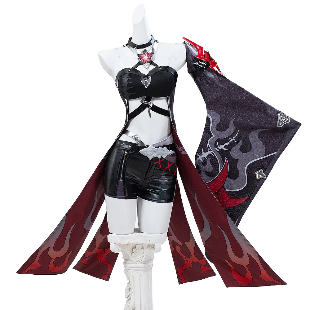 【Partially Ready For Ship】【Size XS-3XL】DokiDoki-N Game Honkai: Star Rail Cosplay Acheron Costume White Hair Ver. - Image 5