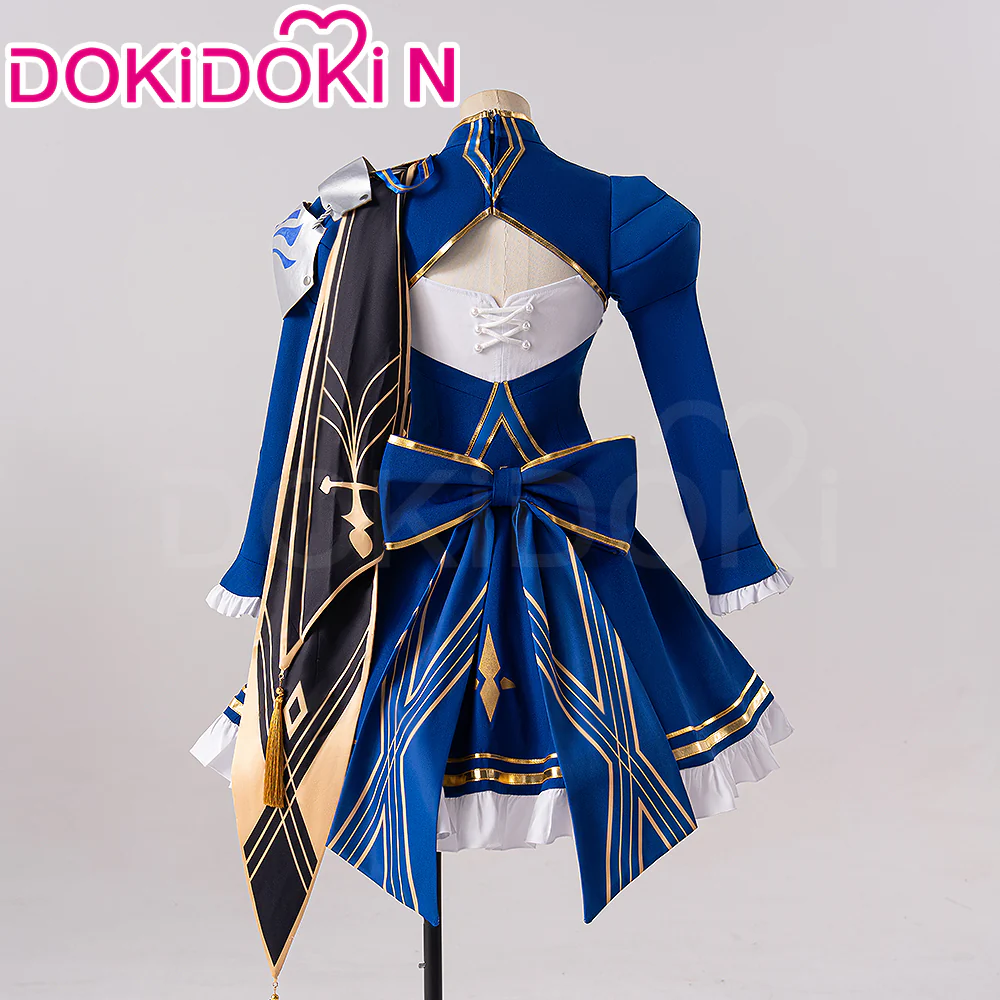 【In Stock】【Size XS-3XL】 DokiDoki-N Game Honkai: Star Rail x Fate Stay Night Cosplay Saber Costume - Image 3