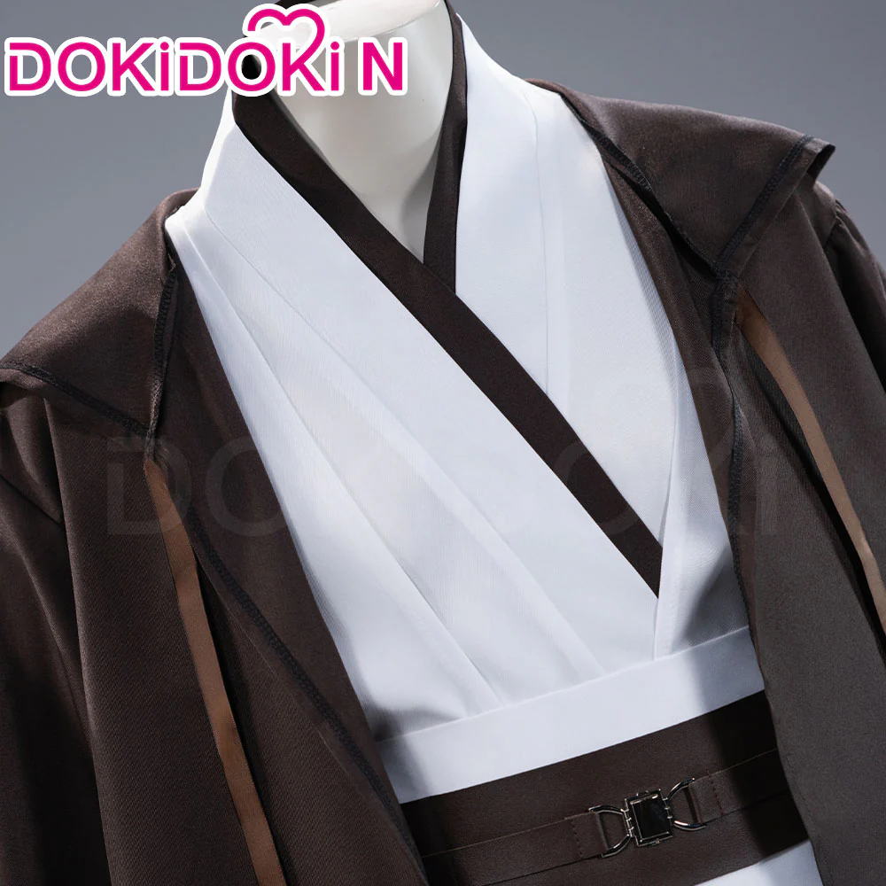 【In Stock】【Size XS-3XL】DokiDoki-N Movie Cosplay Costume White Suit Brown Coat - Image 3