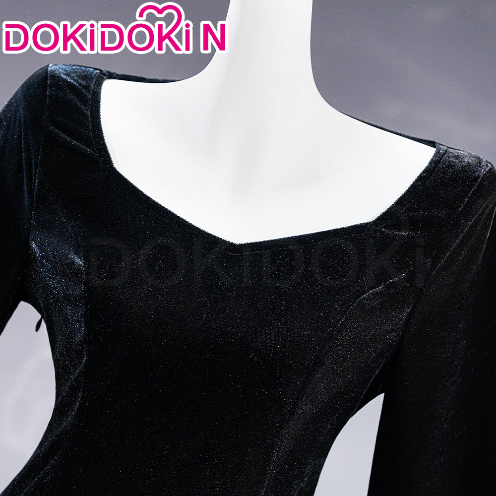 【In Stock】【Size XS-3XL】DokiDoki-N TV Cosplay Black Red Dress Costume Halloween Outfit - Image 4