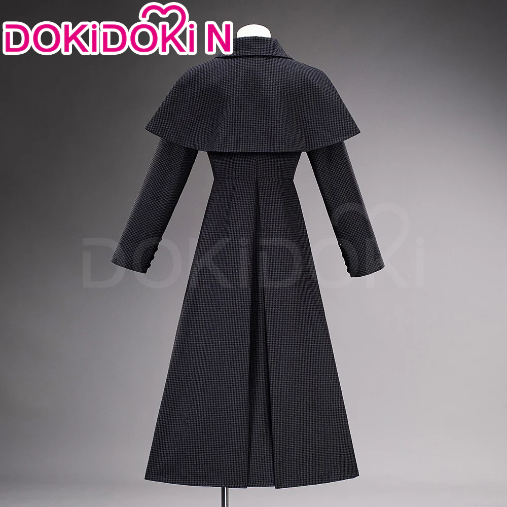 【In Stock】【Size XS-3XL】DokiDoki-N TV Cosplay Black Woolen Coat Costume Halloween Outfit - Image 3