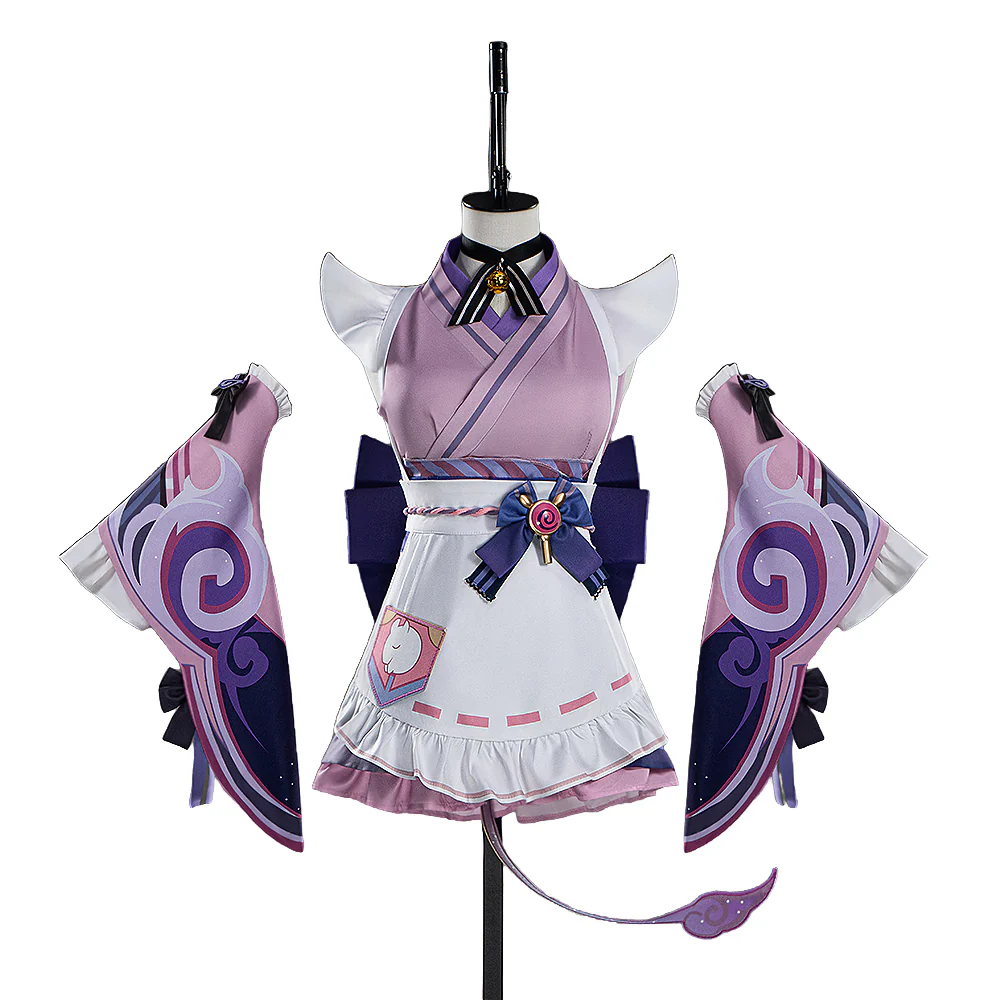 【IN STOCK】【Size XS-3XL】DokiDoki-N Game Genshin Impact Cosplay Yumemizuki Mizuki Costume Inazuma - Image 5