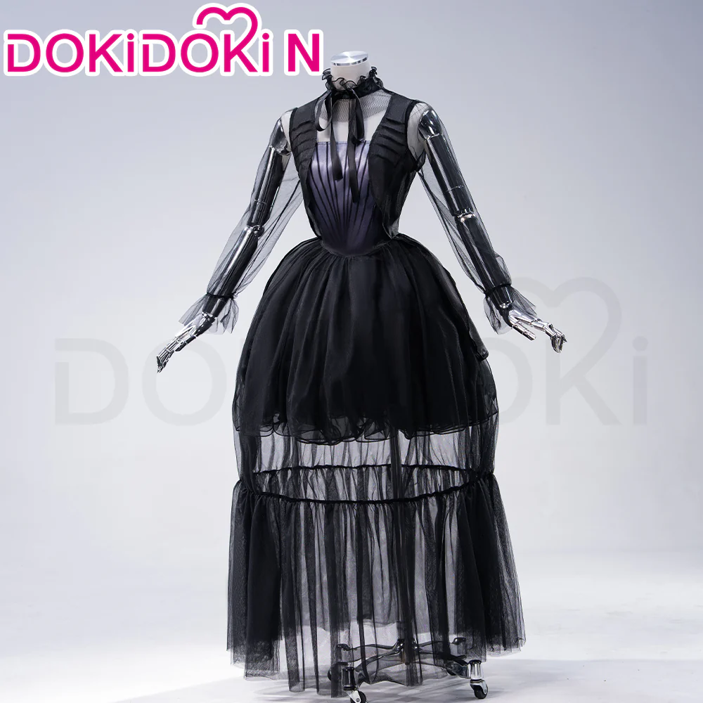 【In Stock】【Size XS-3XL】DokiDoki-R TV Cosplay Costume Dress Halloween Outfit Black