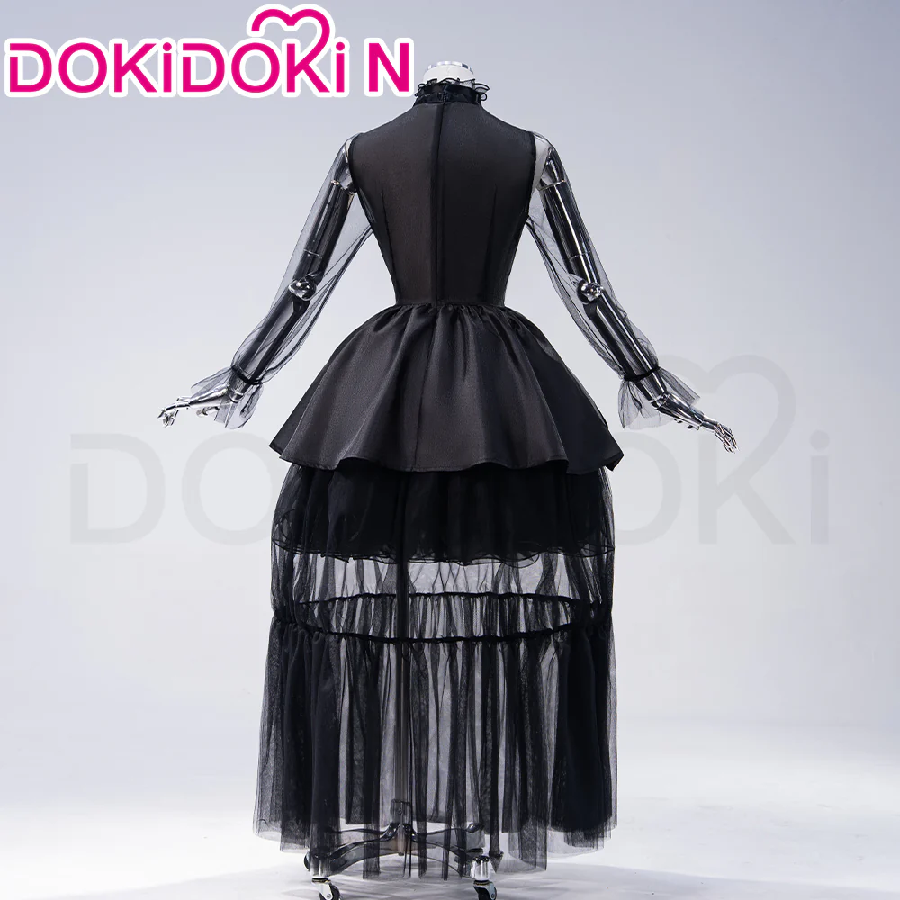 【In Stock】【Size XS-3XL】DokiDoki-R TV Cosplay Costume Dress Halloween Outfit Black - Image 2