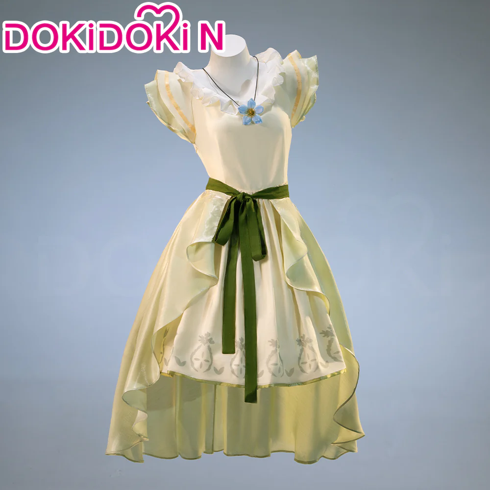【In Stock】【Size XS-XL】DokiDoki-N Anime Cosplay KFC Collaboration Costume Light Green Dress