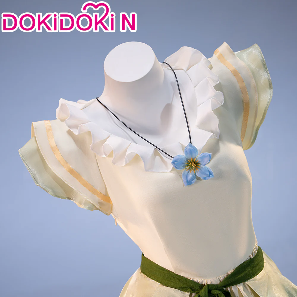 【In Stock】【Size XS-XL】DokiDoki-N Anime Cosplay KFC Collaboration Costume Light Green Dress - Image 3
